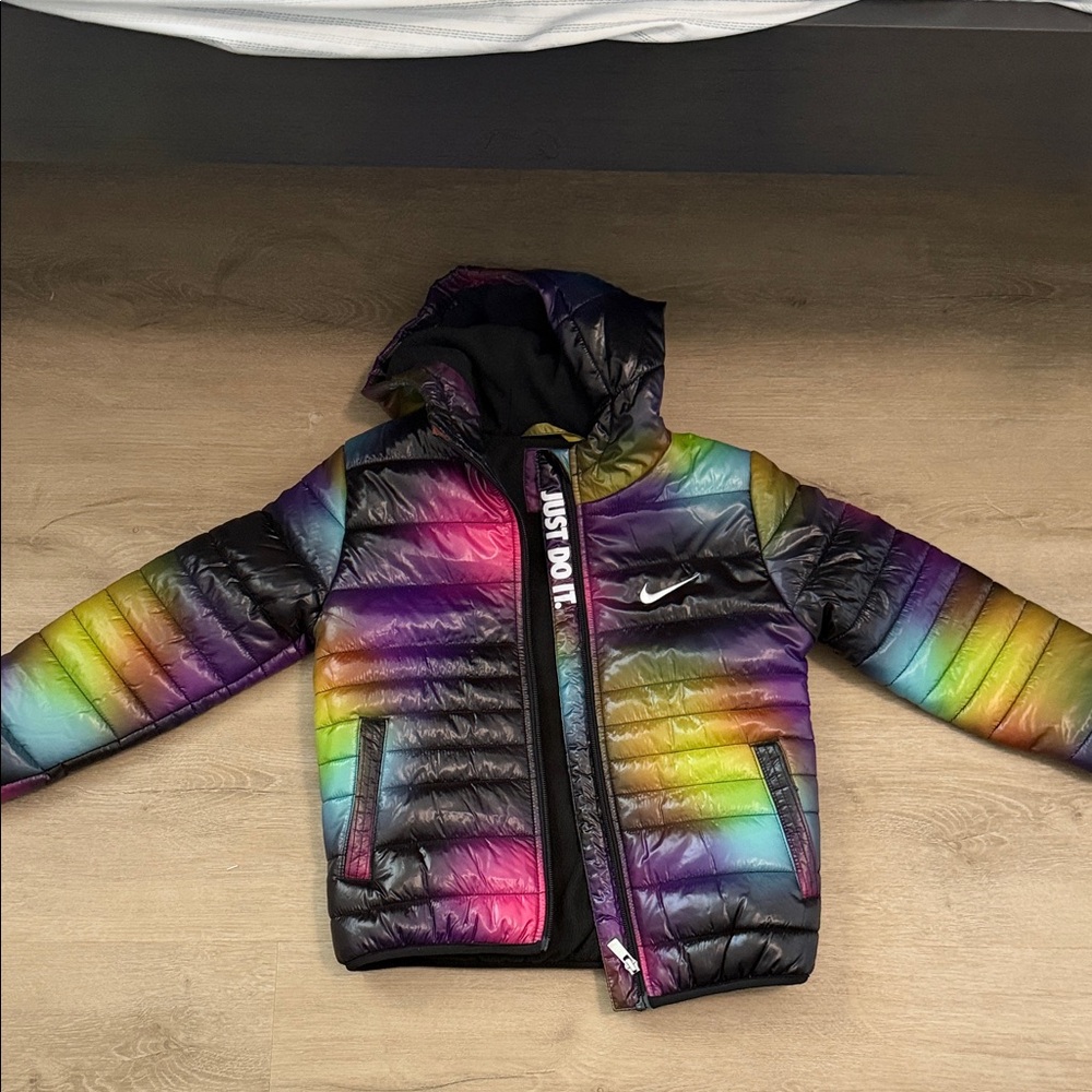Nike Rainbow Gradient Puffer Jacket
